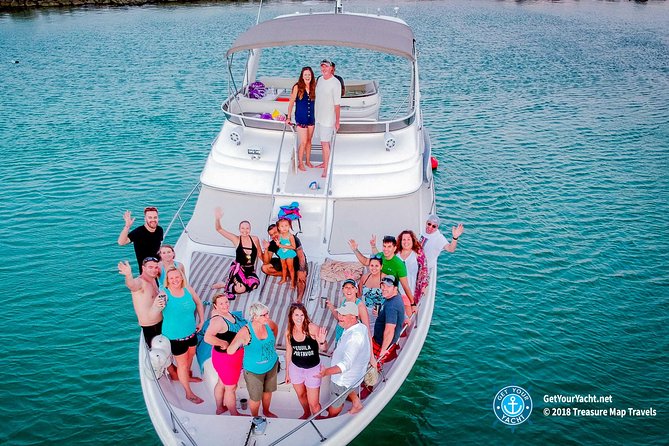 3 Hour Xpu-Ha - 51' Sea Ray Tulum, Playa del Carmen, Riviera Maya - From the Dock With a Cocktail to Your Own Music on 6,000 Watts