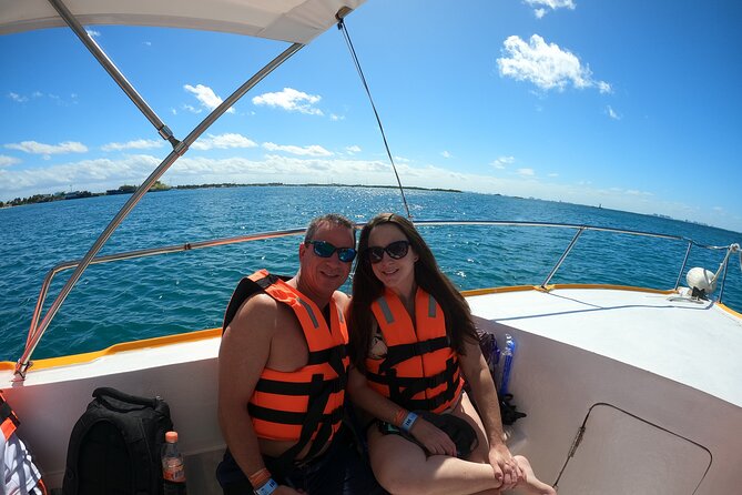 3 Hours VIP Semiprivate Tour Isla Mujeres Full Snorkeling Experience - Food and Drinks Onboard: Ceviche, Chips, Vegetables, and Margaritas