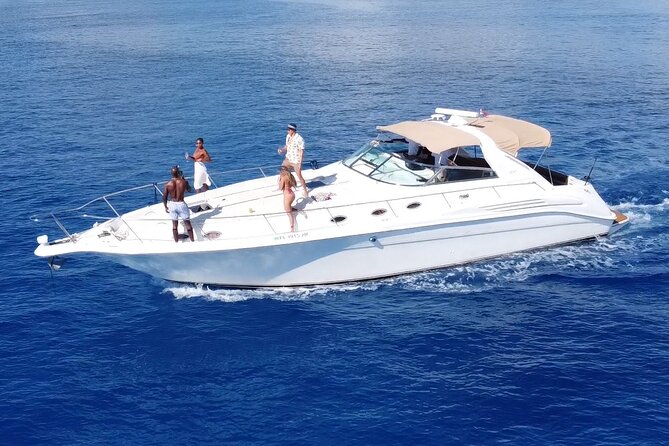 4 hours - Private 48ft Yacht all inclusive in Tulum and Playa del Carmen - Getting There: Meeting Point and Optional Pickup From Tulum