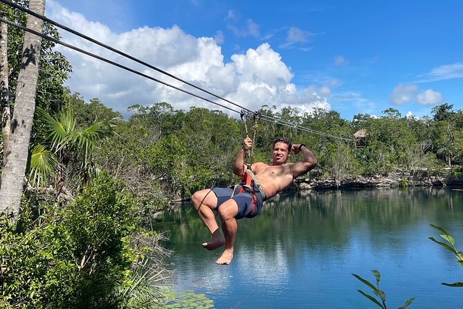 4 Private Cenotes, Zip-Lines, Canoes & Mayan Village with Delicious Lunch - Hotel Pickup and Private Transport Across the Riviera Maya