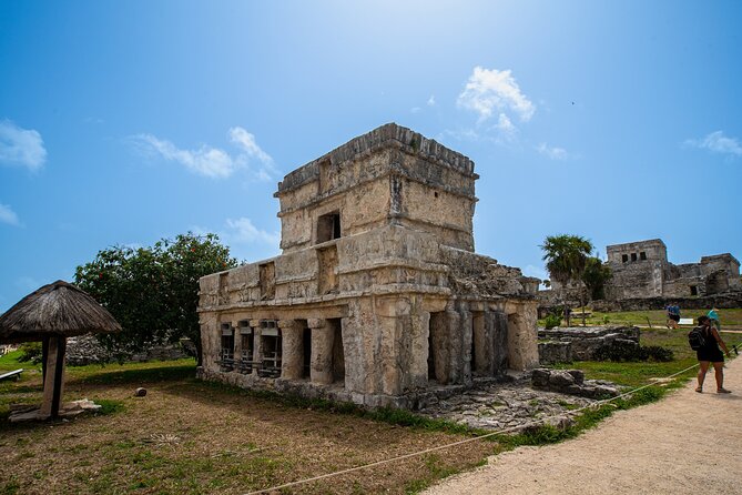 4x1: Coba, Cenote, Tulum and Playa del Carmen Tour from Cancun - Tulum Archaeological Site: Coastal Views and the Heat Reality