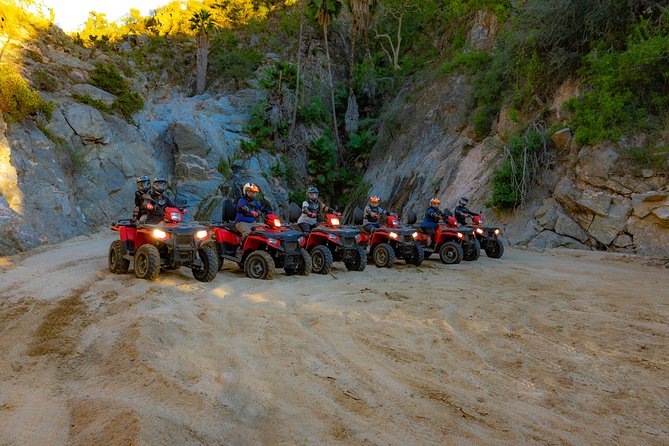4x4 ATV Adventure with Tequila Tasting and Mexican Buffet Lunch - What the gear and automatic ATVs feel like once you start riding