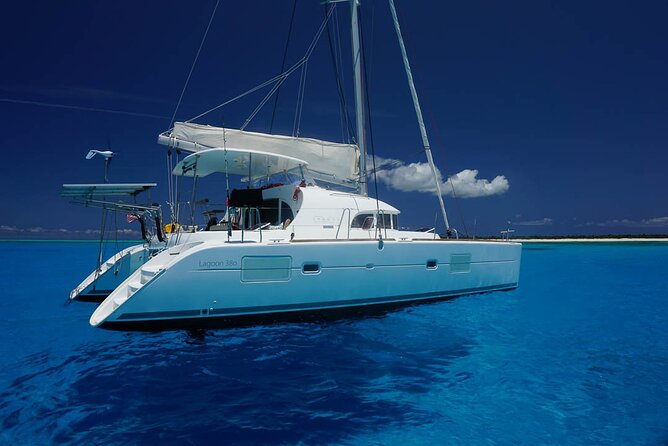 5H Private 40'Catamaran All-Inclusive in Tulum & Playa del Carmen - Stop 1: In-Ha reef snorkeling for sea turtles and reef fish