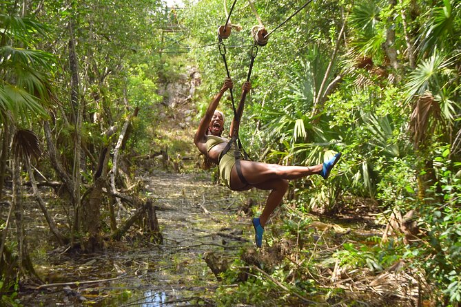 Adventure in the Mayan Jungle with ATV and Zip Line in Tulum - The Abseiling Wall: A Different Kind of Brave