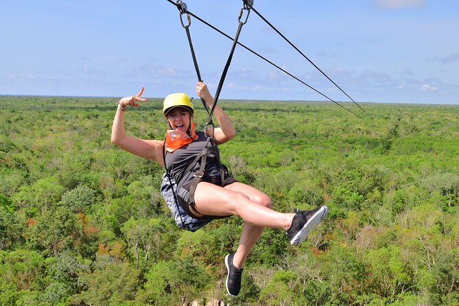 Adventure in the Mayan Jungle with ATV and Zip Line in Tulum - The Cave Cenote: Stalactites, Water, and the Best Photo Opportunities