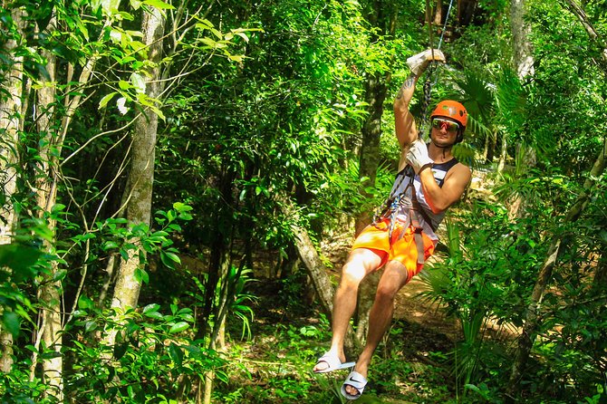 ATV Adventure, Interactive Bridges, Ziplines, Cenote and Lunch - Zipline and hanging bridges: the canopy views, the balance test, the rules