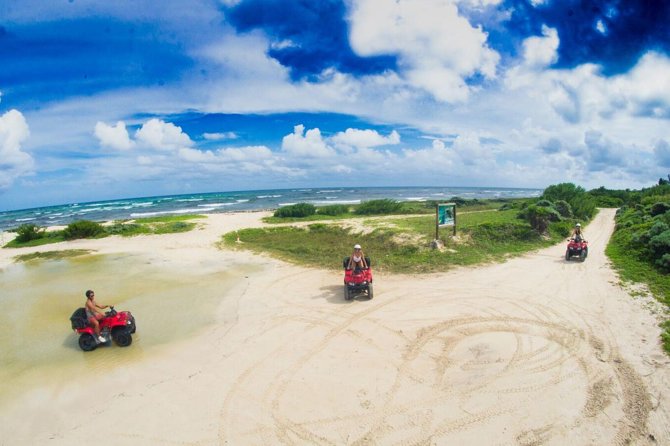 ATV Seashore + Cenote Combo: Mezcalitos & Mayan Cenote Experience - Mezcalitos ATV Riding on a Honda TRX 250: What the Trail Feels Like
