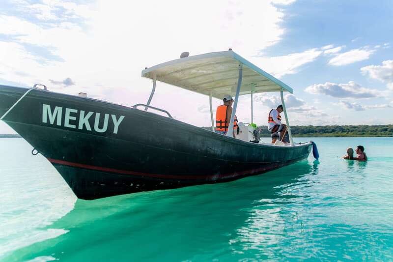 Bacalar: 3 Hour Boat Trip with Swimming & Drinks - Pirate Canal swim: the highlight break, with history and picnic-style downtime
