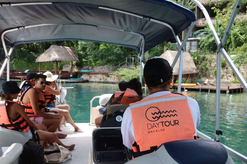 Bacalar: 3-hr Pontoon Boat Tour with Beach Club + Kayaks - The full route: from Observatorio 360 safety briefing to kayaking time