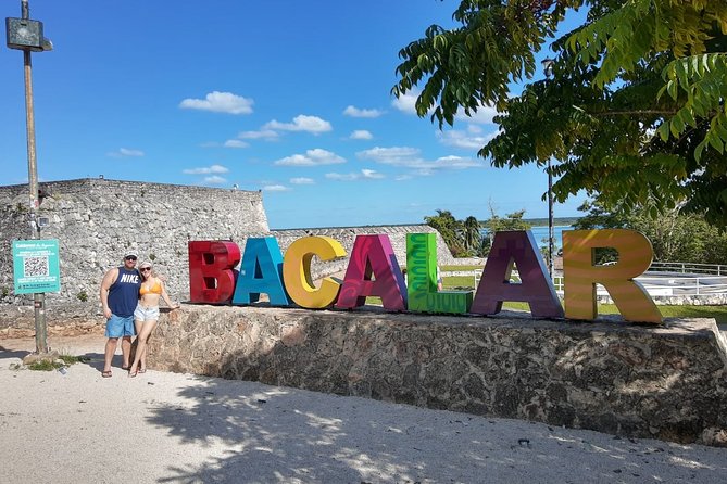 Bacalar – 7 Colors Lagoon Excursión Costa Maya - Cenote Esmeralda, Cocalitos stromatolites, and Black Cenote