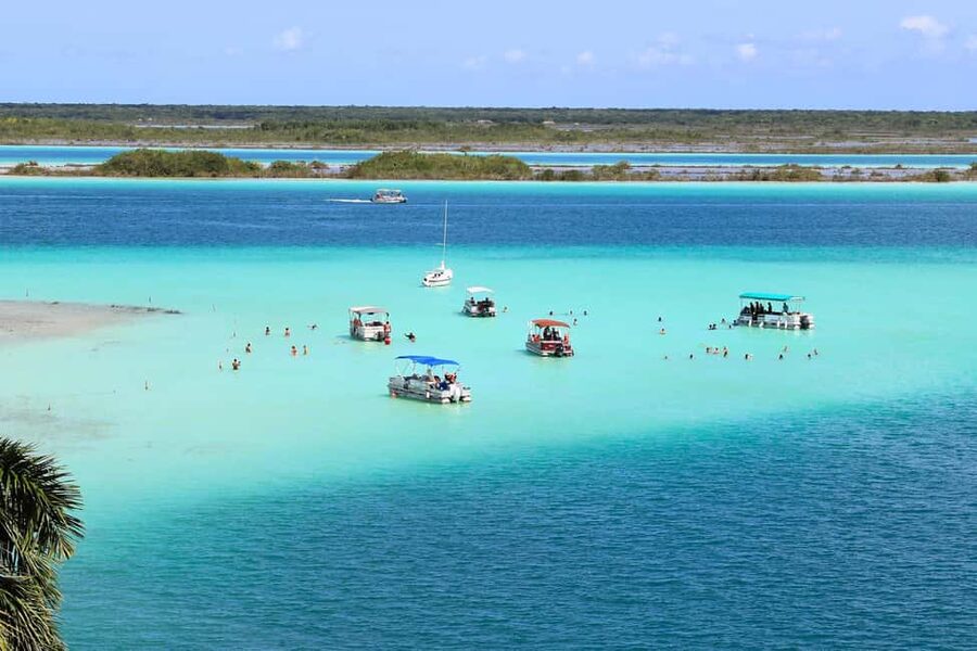Bacalar: Lagoon, Pirate Canal, Stromatolite Day Trip w/Lunch - Cenote Negro and the color magic: what you’re really looking at