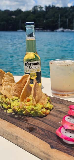 Bacalar: Lagoon Sailing Tour with Snacks and Drinks - Drinks and Snacks Made for the Moment, Guacamole Is a Star