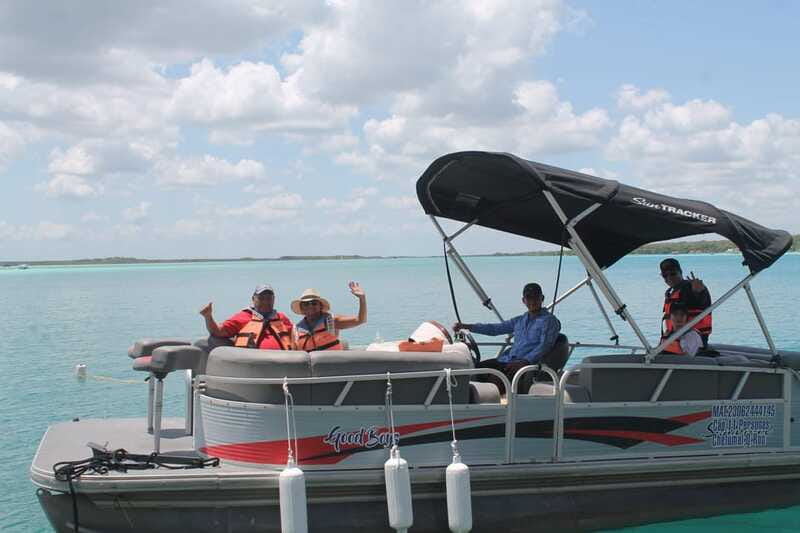 Bacalar: Lake of Seven Colors Pontoon Tour with Fruit - Guides make or break it, and you can see the pattern