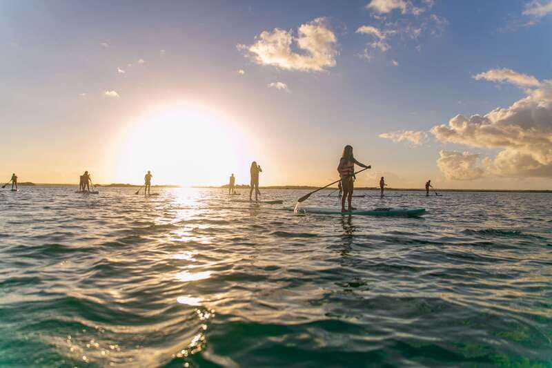 Bacalar: Sunrise Paddleboard Tour with Floating Picnic - Paddleboard basics first, then into Cenote Esmeralda