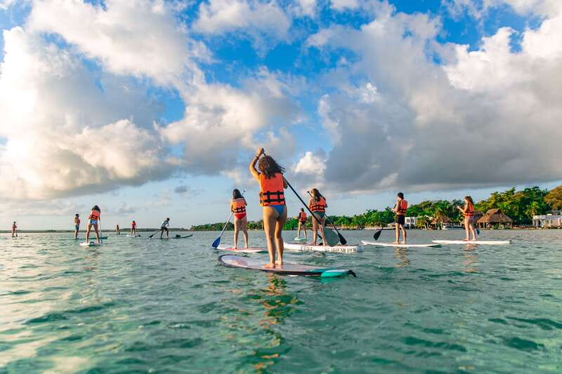 Bacalar: Sunrise Paddleboard Tour with Floating Picnic - Group size, guide style, and how smooth it feels