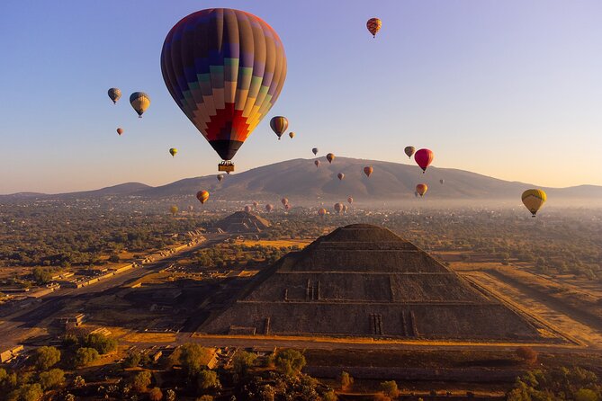 Balloon flight + pick up in CDMX + Breakfast in Cave + Teotihuacan - Key highlights you should care about