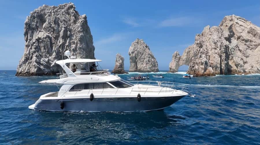 Cabo: Arch, Whales, Snorkel Tour - Food & Drinks 1-20 people - Cabo Arch and Whale Watching From a Private Yacht in 3 Hours