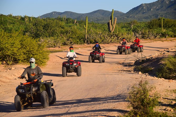 Cabo Migrino Beach and Desert ATV Tour plus Tequila Tasting - Safety gear and the “learn fast” training moment