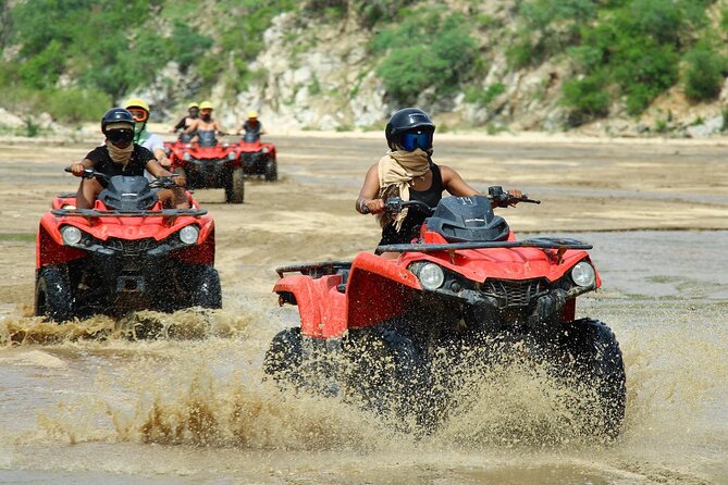Cabo’s Best ATV Tour - Desert, Beach Ride & Tequila Tasting - Coastline riding, fishing village glimpse, and Migriño Beach panoramas