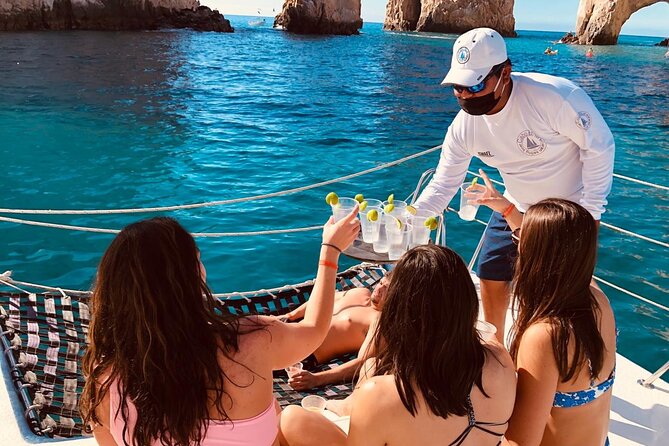 Cabo San Lucas and Santa Maria Bay Snorkeling Sightseeing Cruise - Stop 1: The Los Cabos dock moment, then you’re off
