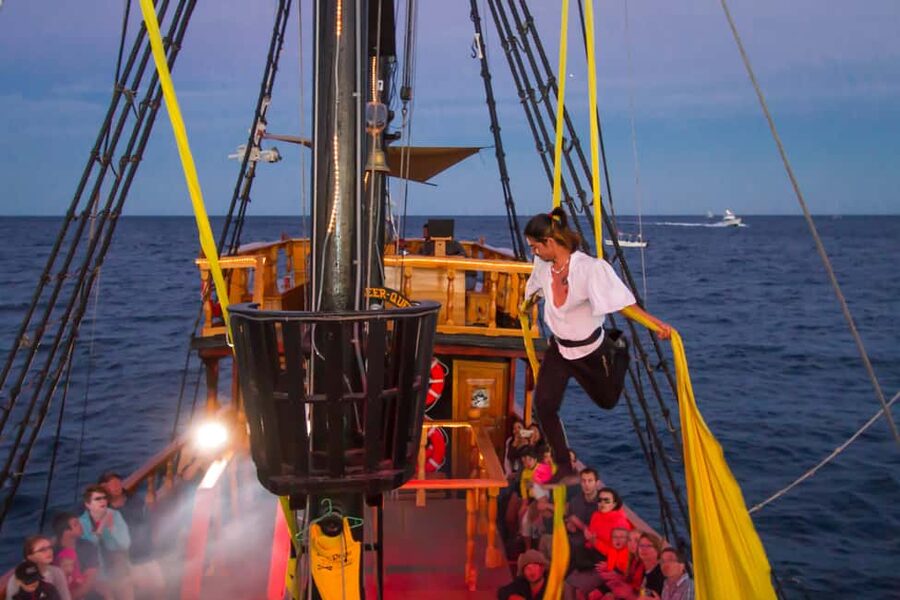 Cabo San Lucas: Sunset Pirate Ship Cruise with Dinner Show - How the 2 hours feel: pacing, noise level, and group energy