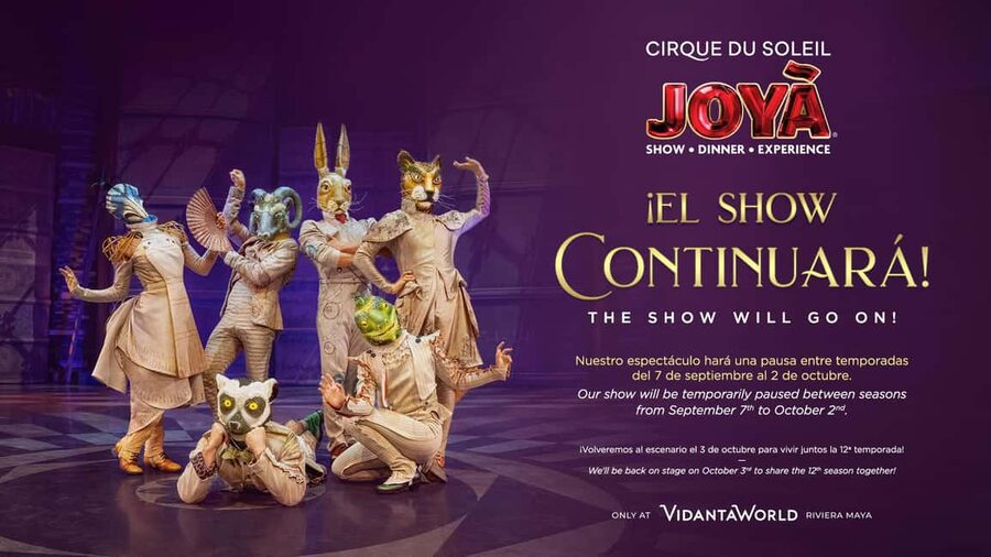 Cancún: Cirque du Soleil JOYÀ Show Ticket - Key things to know before you go