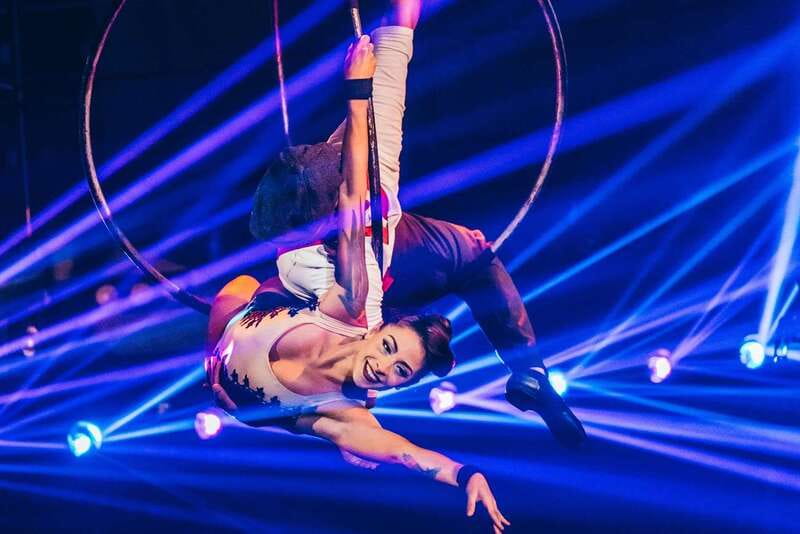 Cancun: Coco Bongo Nightclub Experience - The show inside: flying acrobats, tribute music, and confetti moments