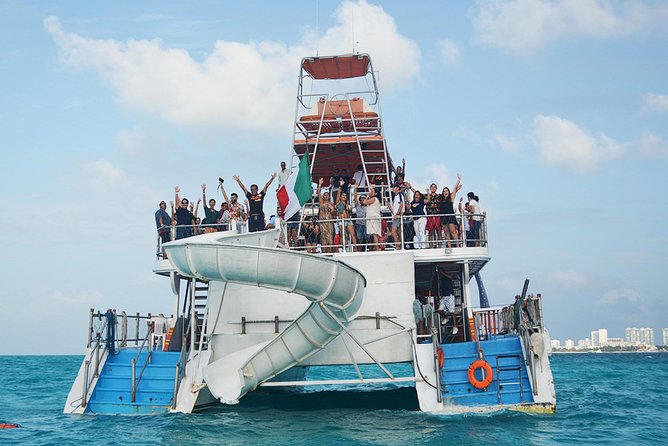 Cancun Dancer Cruise to Isla Mujeres with Snorkeling and Lunch - A catamaran party day, built around reef time and island freedom