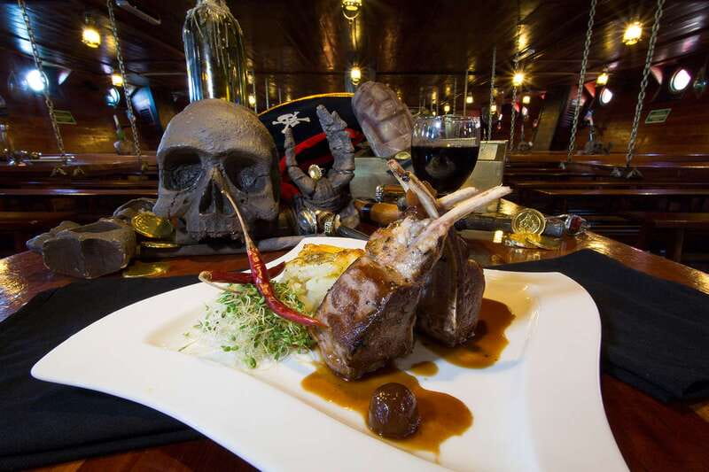 Cancún: Jolly Roger Pirate Dinner Cruise 2025 - Price and logistics: $65 plus the $20 dock fee
