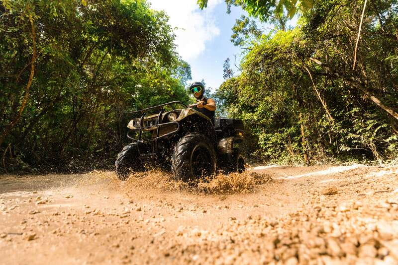 Cancun: Jungle ATV Tour, Ziplining, and Cenote Swim - Getting out to the Ruta de los Cenotes eco park