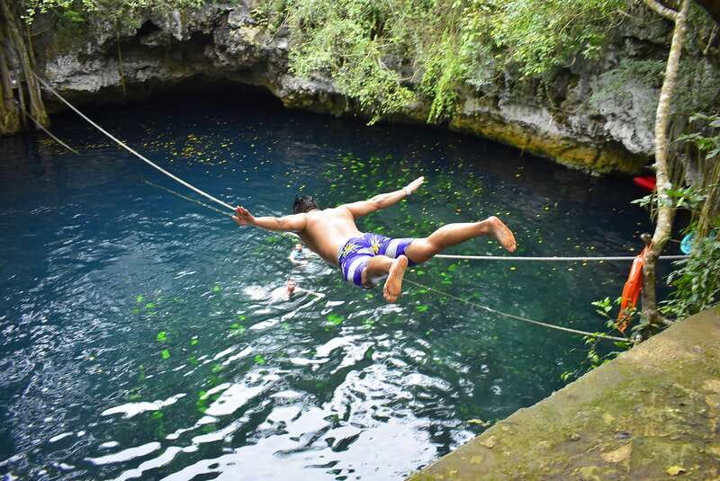 Cancun: Jungle ATV Tour, Ziplining, and Cenote Swim - Cenote Verde Lucero swim: the cool reset after adrenaline