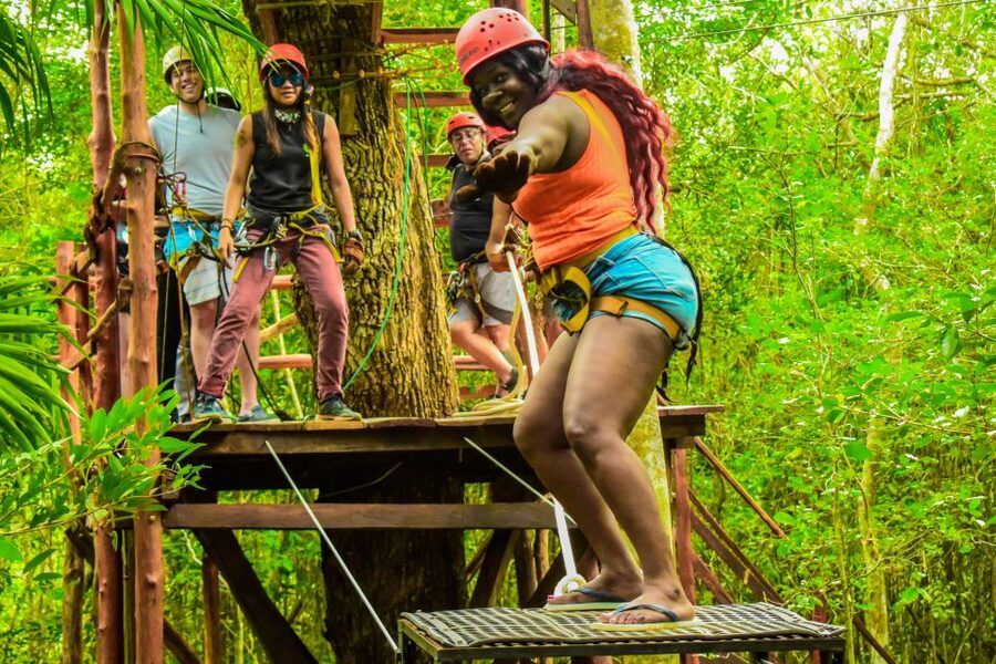 Cancun: Jungle ATV Tour, Ziplining, and Cenote Swim - Colonial Hacienda Reserva Palacios: tacos, tequila tasting, dance, and spirits