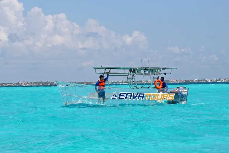 Cancún: Nichupté Lagoon Transparent Boat Tour with Drinks - Transparent Hull Time on Nichupté Lagoon: The Real Point of This Tour