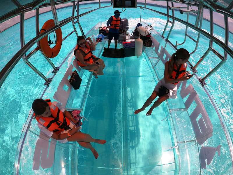 Cancún: Nichupté Lagoon Transparent Boat Tour with Drinks - The 1.5 Hour Flow: What Happens From Start to Finish