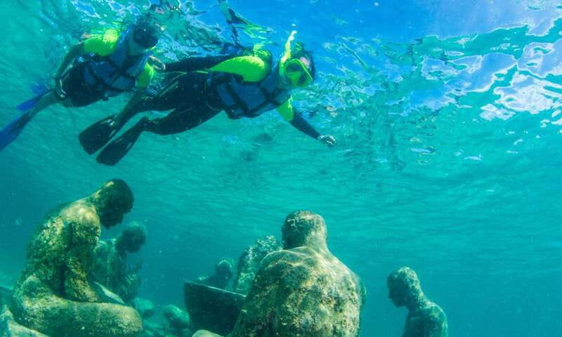 Cancun: Snorkeling Tour at MUSA The Underwater Museum - MUSA snorkeling: the underwater art you can actually swim through