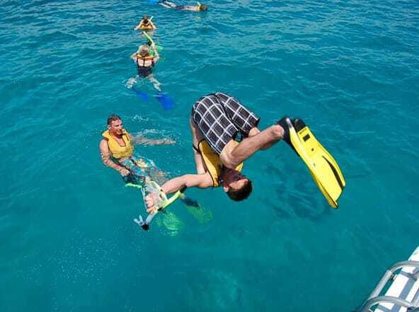 Catamaya Snorkel & Sea Life Adventure day tour - Full BBQ Lunch at Sea, Four Menu Options, and the Open Bar