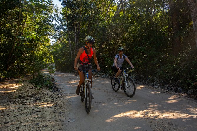 Cenotes trail jungle bike tour in Tulum with lunch - Option 3: Three Cenotes, Zip Lines, Canoe, and More Adrenaline