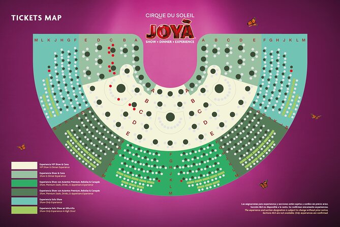 Cirque du Soleil JOYÀ Admission Tickets - Transport and theater check-in: the part that can make or break your timing
