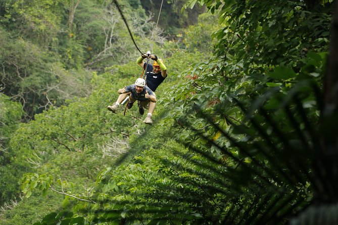 Combo ATV + Zipline R.R - Mule Ride Up for the Finish, Then Tequila Tasting