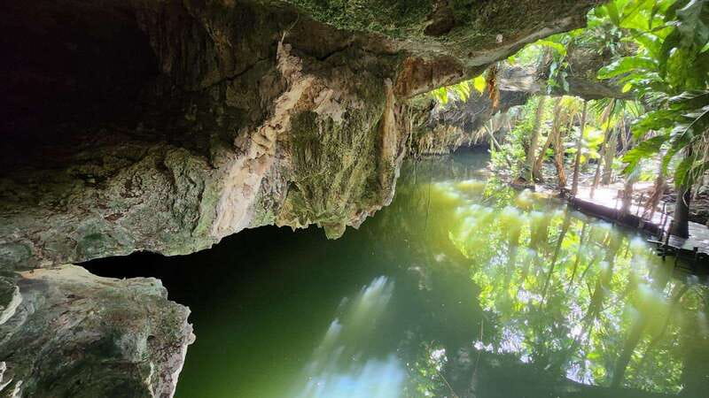 cozumel: ATV adventure with caverns, ruins with transfer - Visir Jade Cavern: what the cave stop is really like