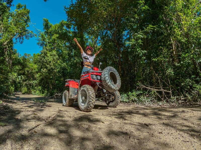 cozumel: ATV adventure with caverns, ruins with transfer - El Cedral: market time, crafts, and that older-cozumel feeling