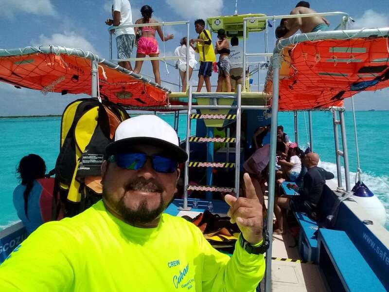 Cozumel: VIP Glass Bottom Boat & Snorkeling 3 Reefs Tour - Reef Stop 2 at Shallow Paradise Reef: 30 Minutes With Better Flow