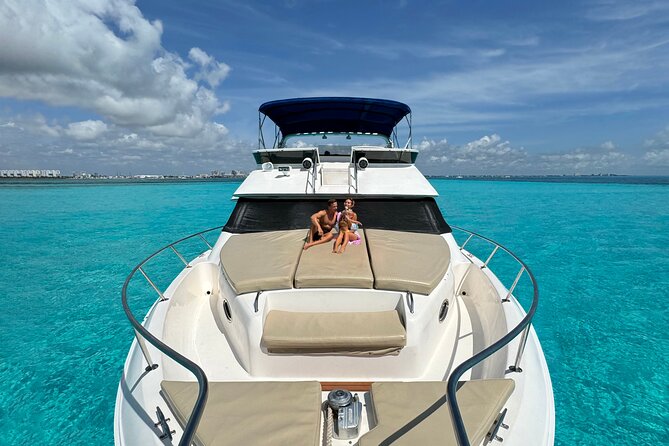 Deluxe Yacht 48FT with FlyBrige Rental in Cancun - Key Highlights You Will Feel Right Away