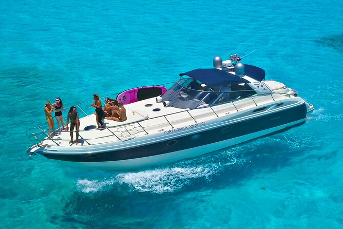 DIVA 60ft Elite Italian Yacht Experience in Cancun - 6 Hours: More Isla Mujeres Time and an Optional Beach Club Lunch