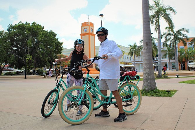 E-Bike City Tour though Cozumel & Taco Tasting Tour - Stop 3: SEDENA Store, WWII Planes and Iconic Monuments