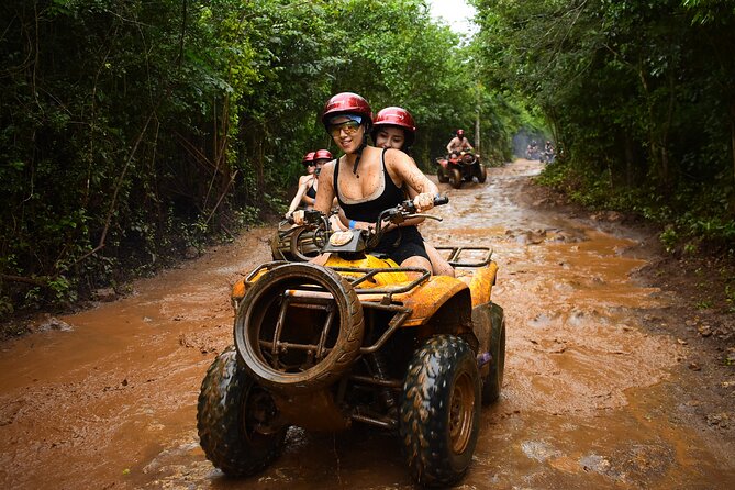 Extreme Horses Adventure with ATV, Ziplines & Cenote - Stop 2: ATV, zip lines, hanging bridges, and the cenote swim