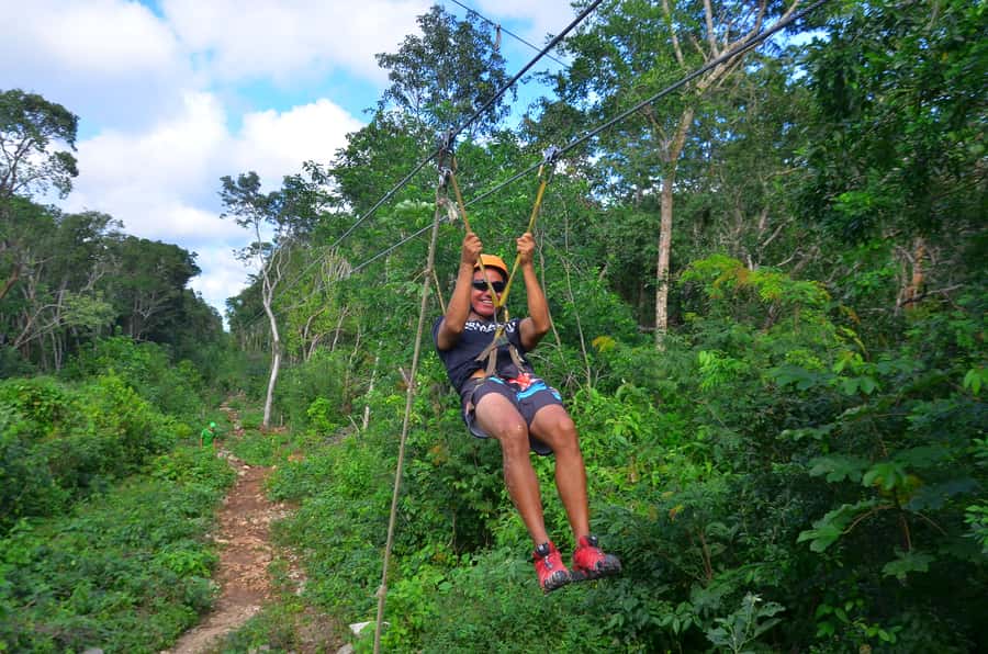 From Cancun: ATV, Cenote, and Rappelling Jungle Experience - Zipline in the jungle canopy, plus a rappel for the brave