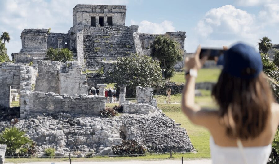 From Cancun: Tulum, Cenote and Turtle Swim Tour at Akumal - Akumal Snorkeling: Swimming With Sea Turtles and Tropical Fish