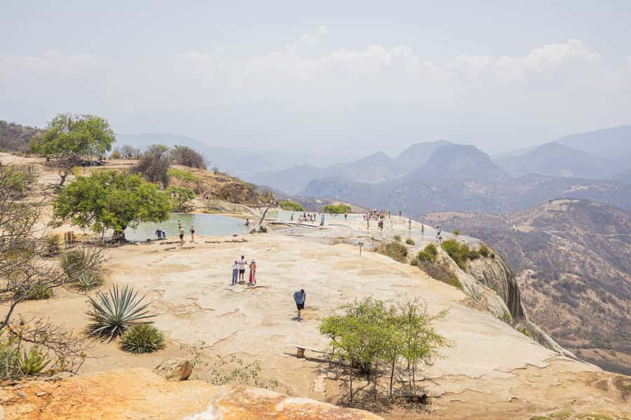 From Oaxaca de Juarez: Hierve el Agua and Mezcal Distillery - Local Guides Inside the Park, English Host Outside It