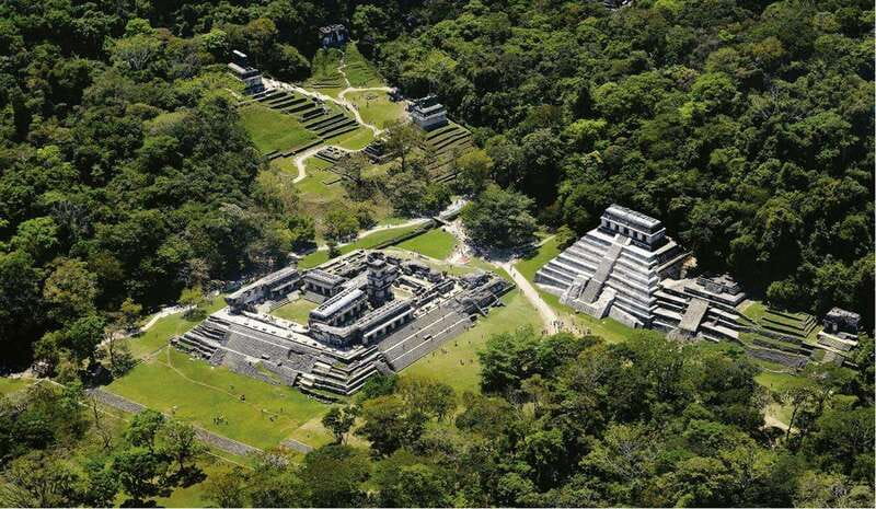 From Palenque: Palenque Ruins and waterfalls Roberto Barrios - Palenque Ruins: Jungle Pyramids, Bahía de la Reina, and Wildlife